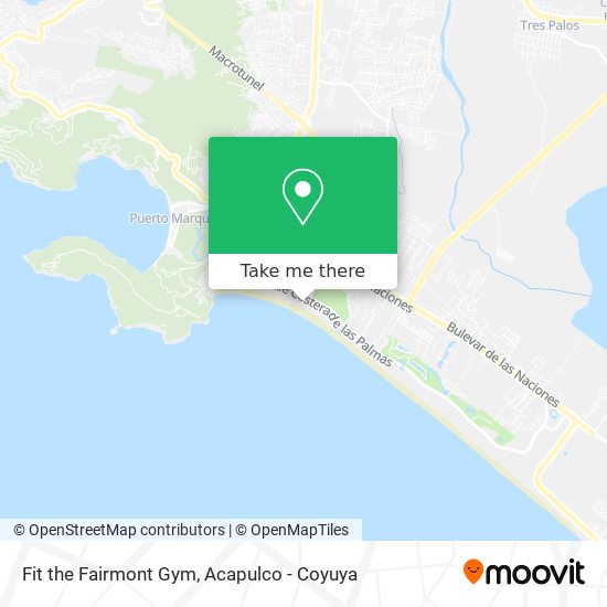 Mapa de Fit the Fairmont Gym