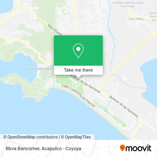 Bbva Bancomer map