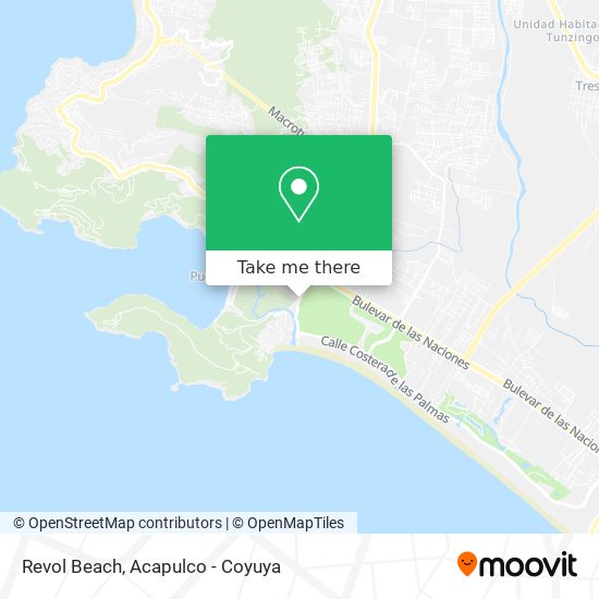 Mapa de Revol Beach