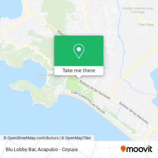 Mapa de Blu Lobby Bar