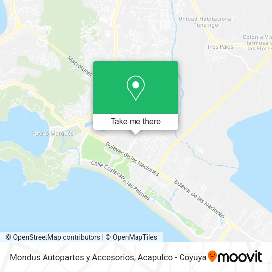 Mondus Autopartes y Accesorios map