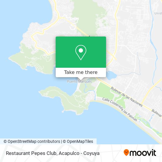 Restaurant Pepes Club map