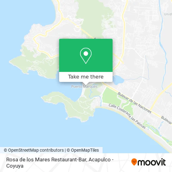 Rosa de los Mares Restaurant-Bar map