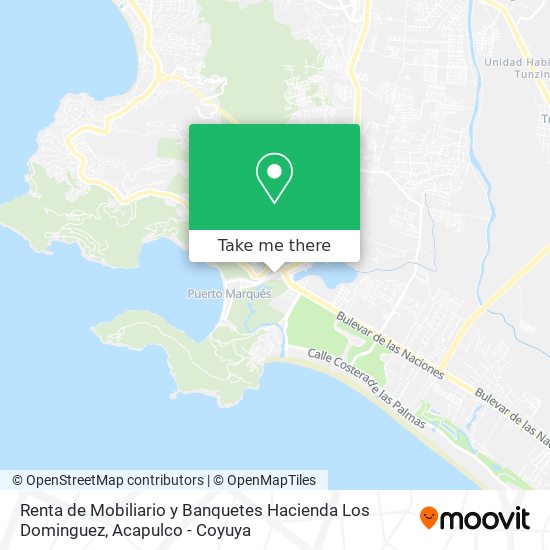 Renta de Mobiliario y Banquetes Hacienda Los Dominguez map