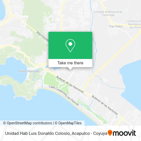 Unidad Hab Luis Donaldo Colosio map