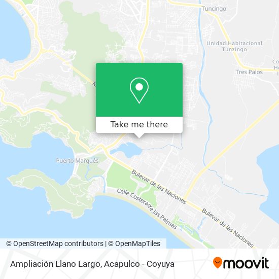 Ampliación Llano Largo map