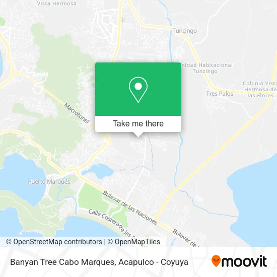 Banyan Tree Cabo Marques map