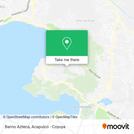 Mapa de Barrio Azteca