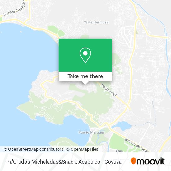 Pa'Crudos Micheladas&Snack map