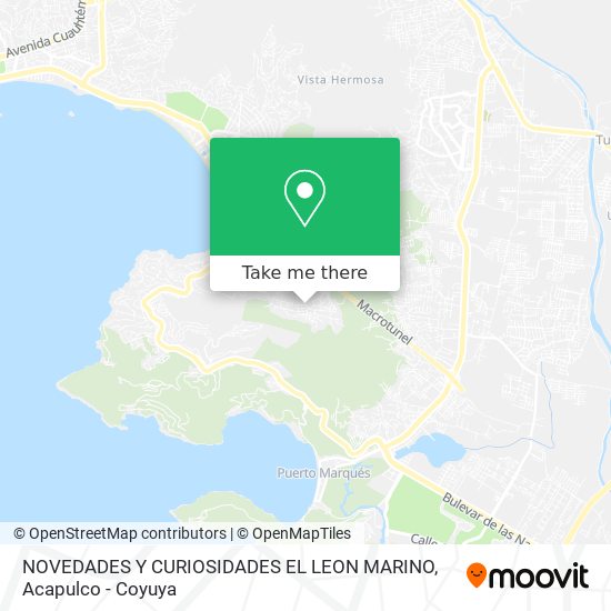 NOVEDADES Y CURIOSIDADES EL LEON MARINO map