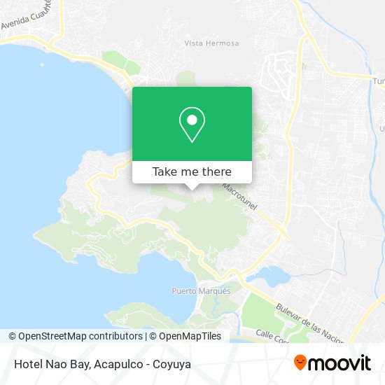 Hotel Nao Bay map