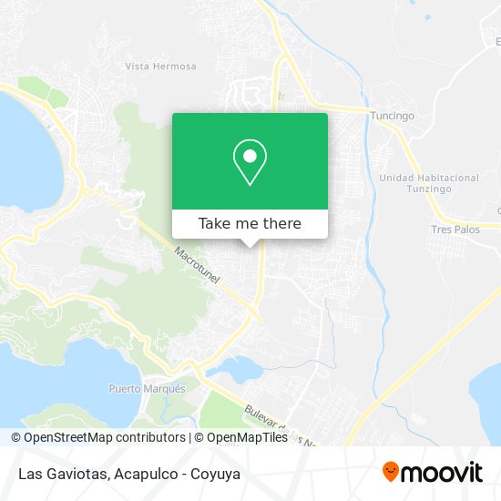 Las Gaviotas map