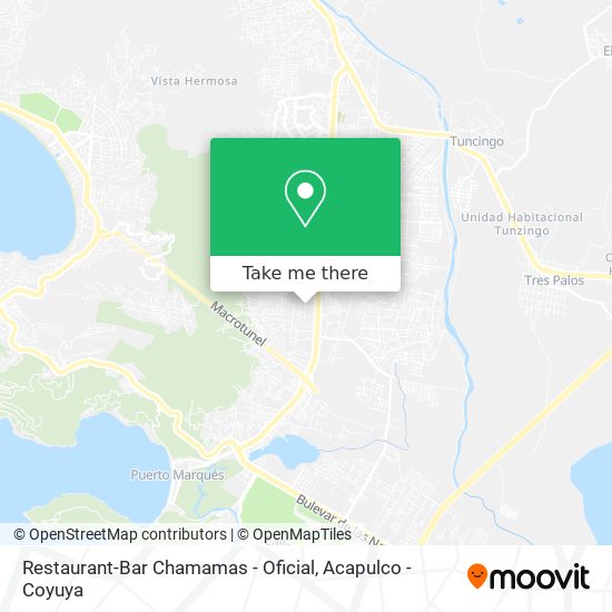 Restaurant-Bar Chamamas - Oficial map