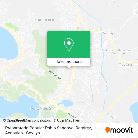 Preparatoria Popular Pablo Sandoval Ramirez map