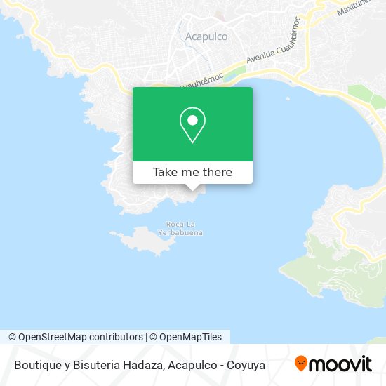 Boutique y Bisuteria Hadaza map