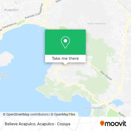 Believe Acapulco map