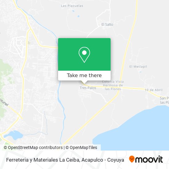 Ferreteria y Materiales La Ceiba map