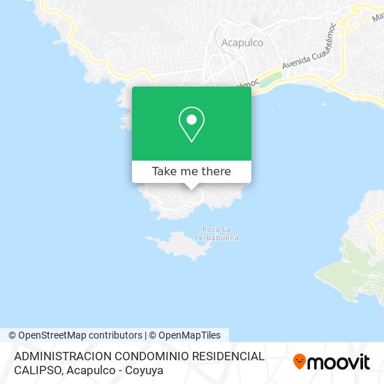 ADMINISTRACION CONDOMINIO RESIDENCIAL CALIPSO map