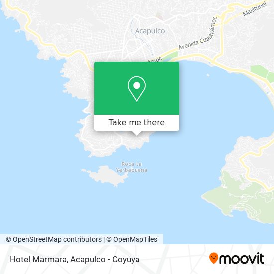 Hotel Marmara map