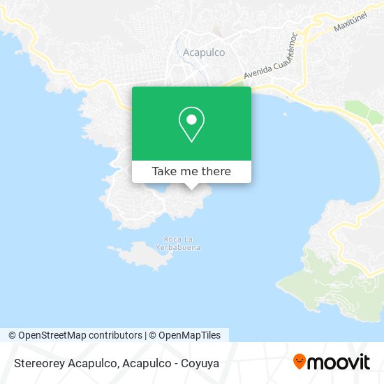 Stereorey Acapulco map