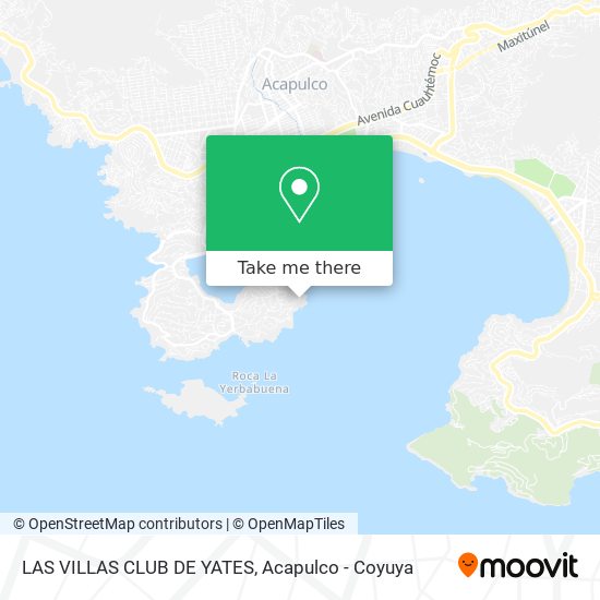 LAS VILLAS CLUB DE YATES map