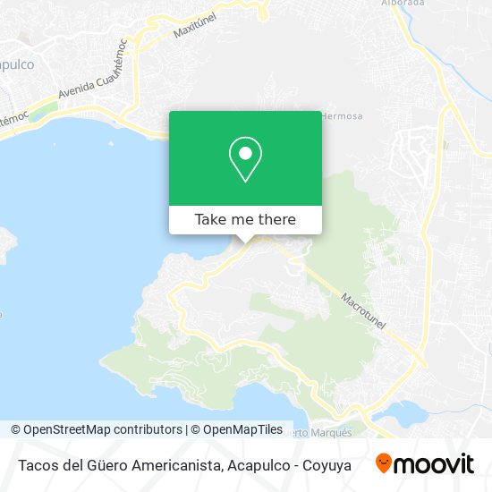 Tacos del Güero Americanista map