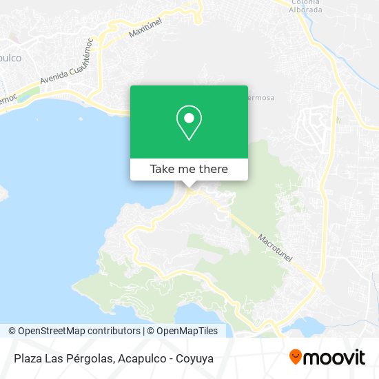 Plaza Las Pérgolas map