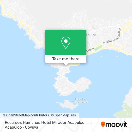 Recursos Humanos Hotel Mirador Acapulco map