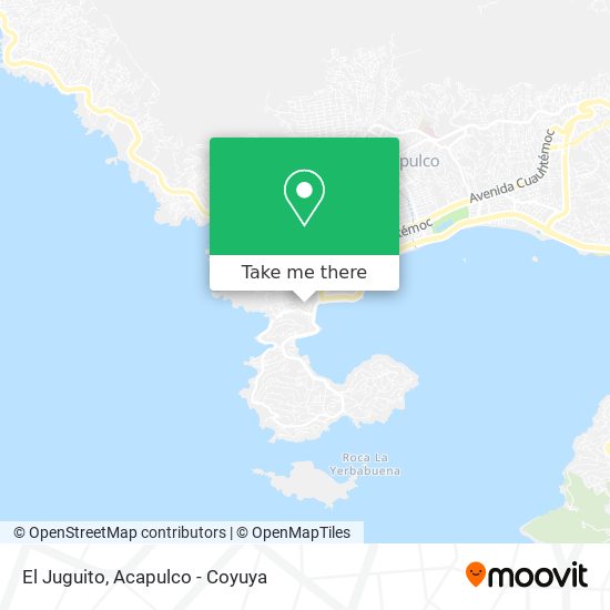 El Juguito map
