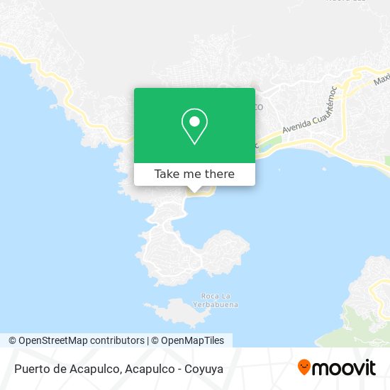 Puerto de Acapulco map