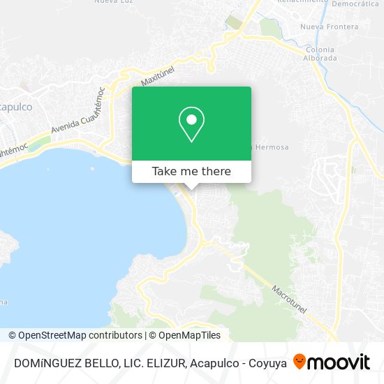 DOMíNGUEZ BELLO, LIC. ELIZUR map