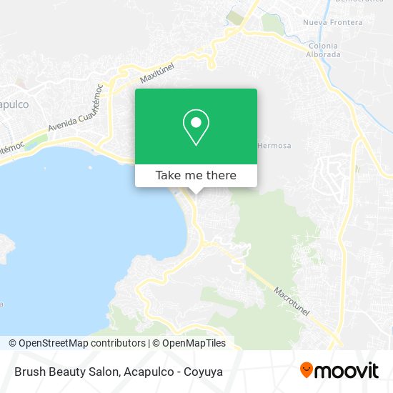 Mapa de Brush Beauty Salon