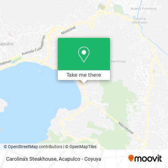 Mapa de Carolina's Steakhouse