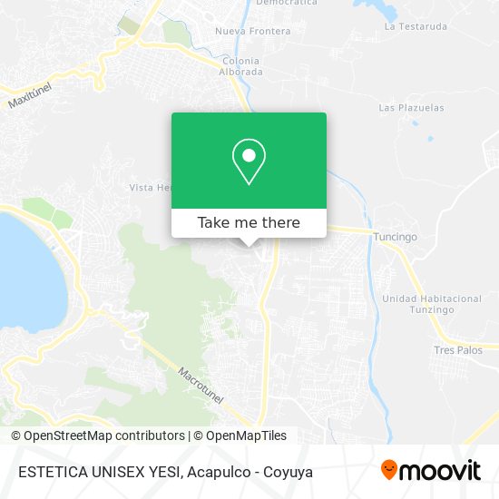 Mapa de ESTETICA UNISEX YESI