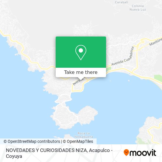 NOVEDADES Y CURIOSIDADES NIZA map