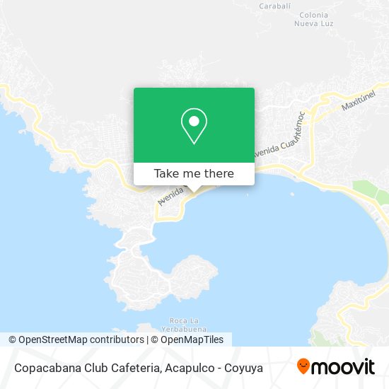 Copacabana Club Cafeteria map