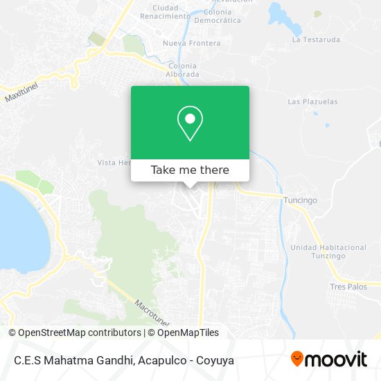 Mapa de C.E.S Mahatma Gandhi