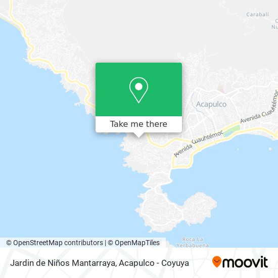 Jardin de Niños Mantarraya map