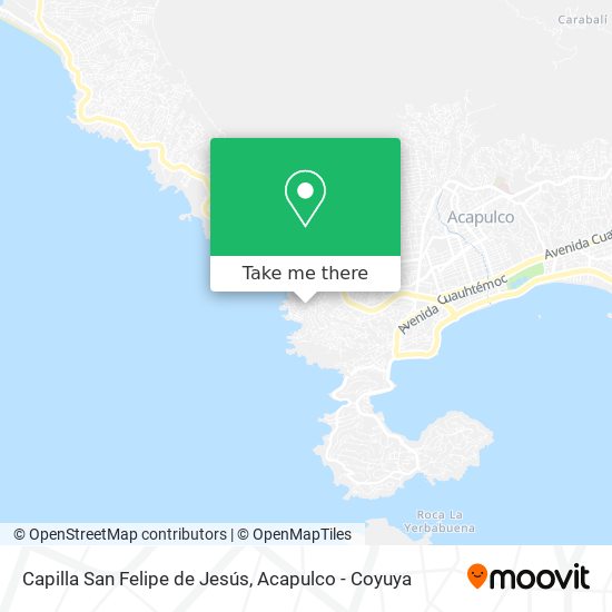 Capilla San Felipe de Jesús map