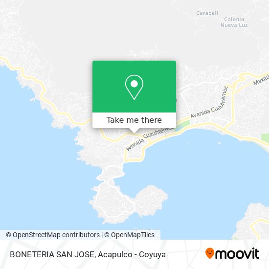 BONETERIA SAN JOSE map