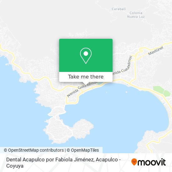 Dental Acapulco por Fabiola Jiménez map