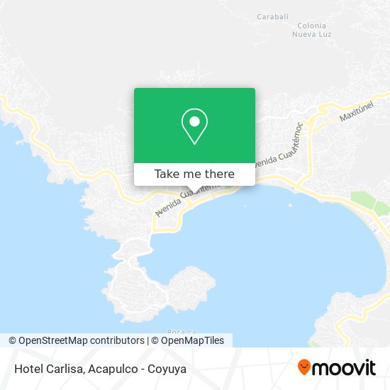 Hotel Carlisa map