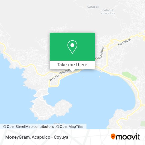 MoneyGram map