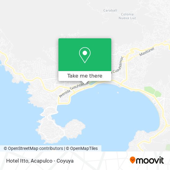 Hotel Itto map