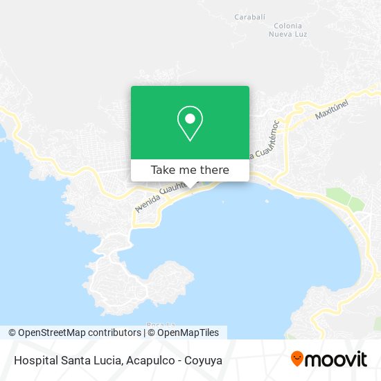 Hospital Santa Lucia map