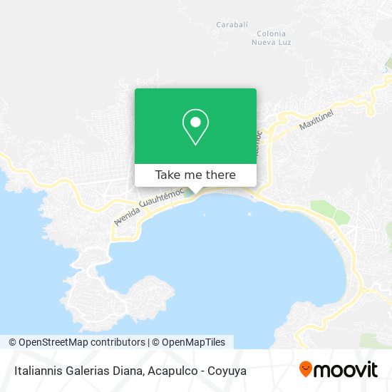 Italiannis Galerias Diana map