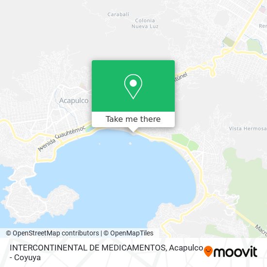 INTERCONTINENTAL DE MEDICAMENTOS map