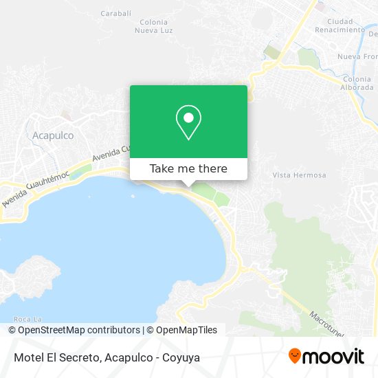 Motel El Secreto map