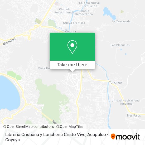 Mapa de Libreria Cristiana y Loncheria Cristo Vive