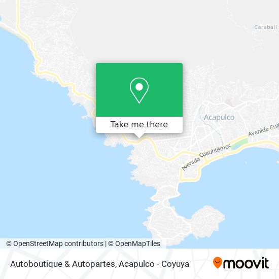 Mapa de Autoboutique & Autopartes